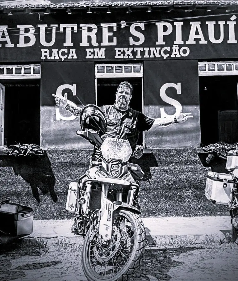 Cabeça, atual presidente do Abutre's MC
