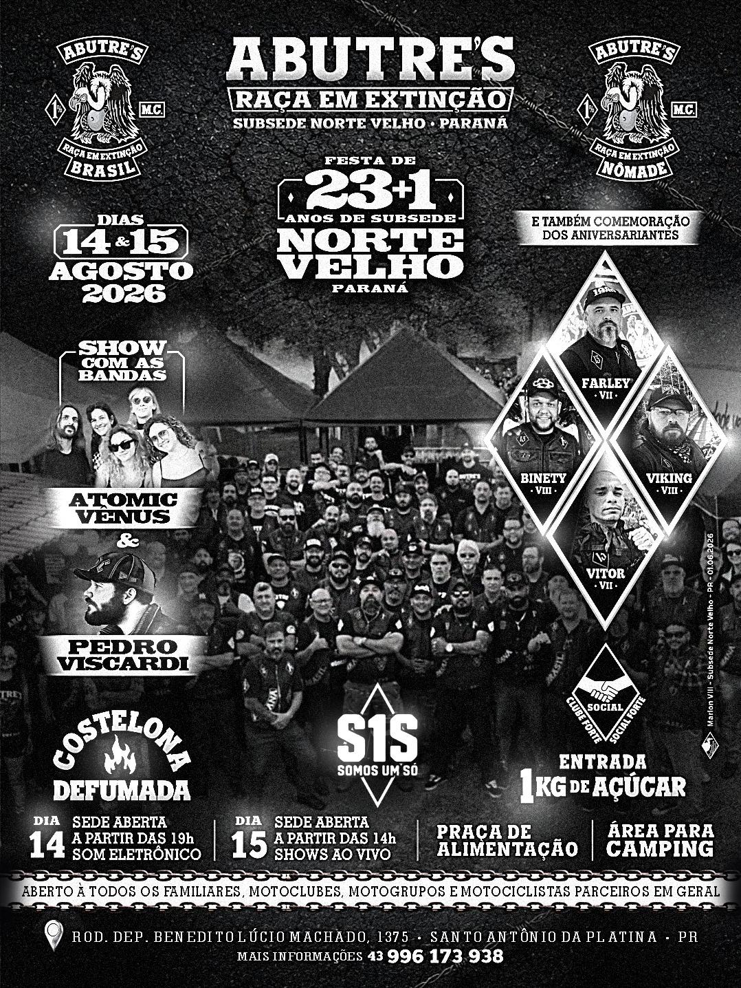 Festa de 24 anos de subsede Norte Velho - Paraná